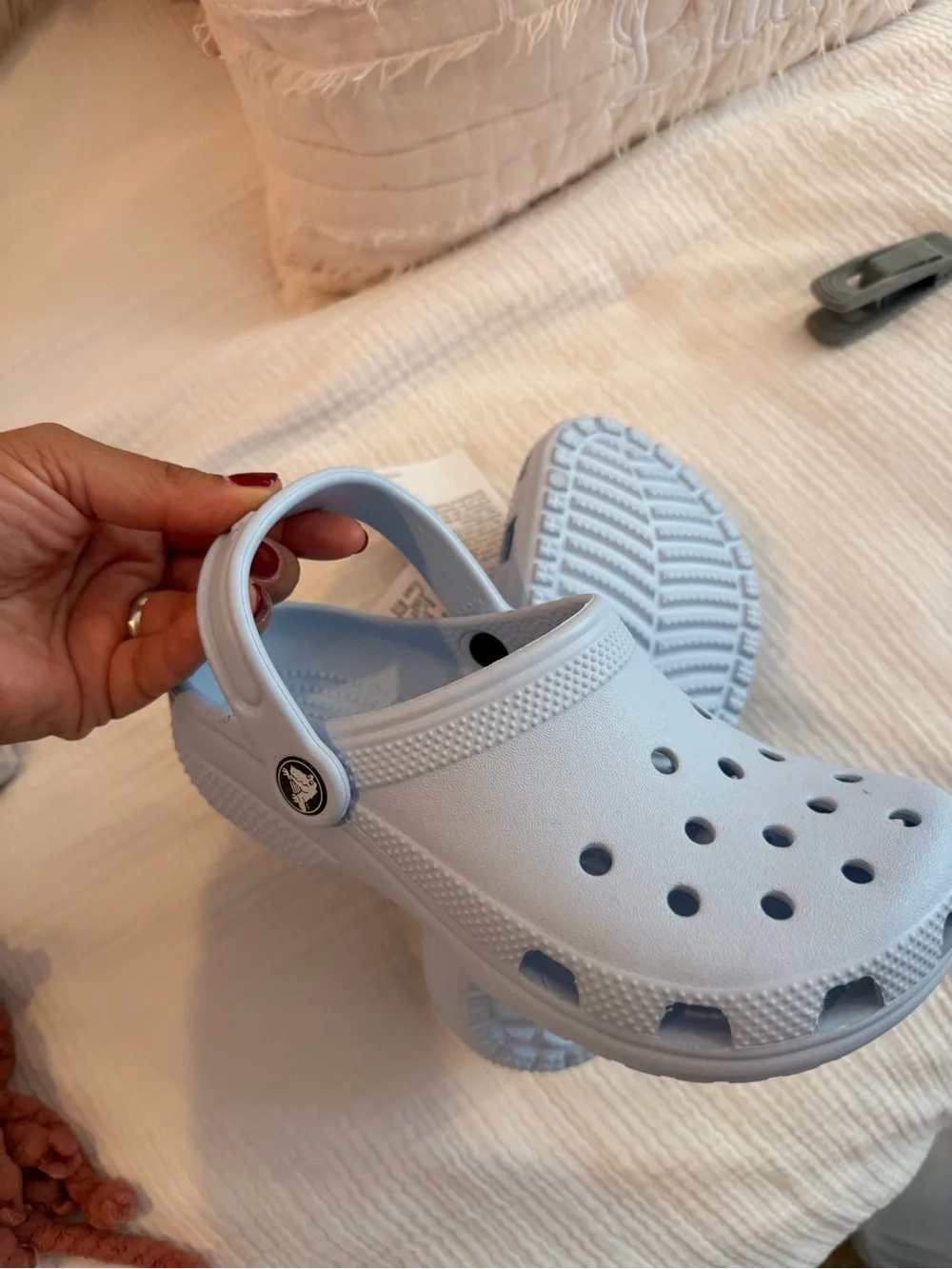 CROCS Kids Classic Clog in Pale Blue